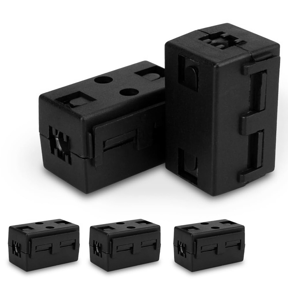 [BETL] Ferrite Ring Core Black Clip-On Square Ferrite Core Noise Suppressor Cable Clamp