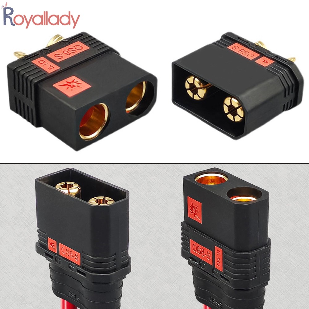 [ROLADY-TH คุณภาพสูง] QS8-S ชาย/หญิงแบตเตอรี่ Anti-Static Connector เครื่องมือไฟฟ้าอะไหล่ทดแทน