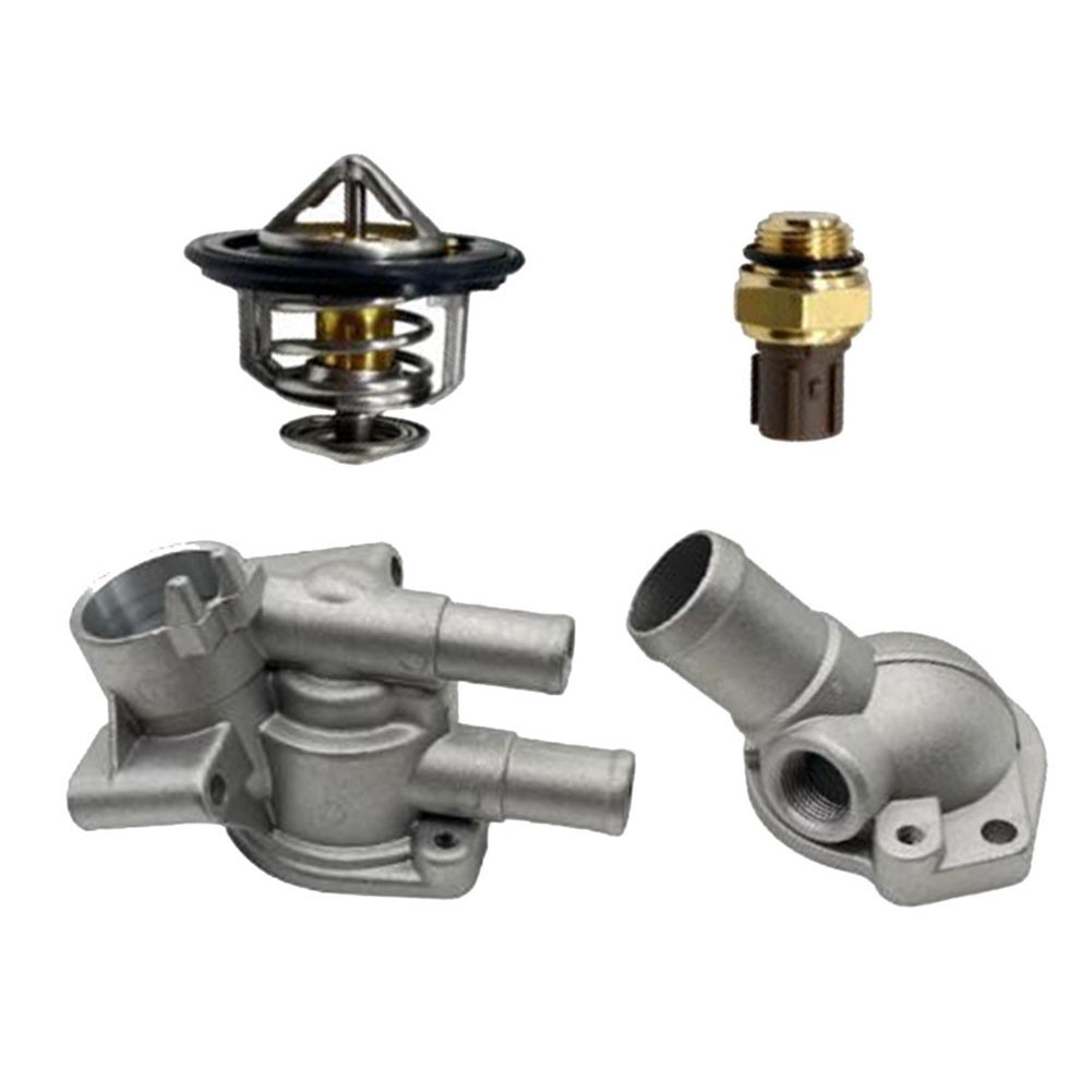 [สินค้าใหม่-July] 1 ชุดฝาครอบเทอร์โมสตัท Water Outlet Thermostat & sensor สําหรับ Honda❀