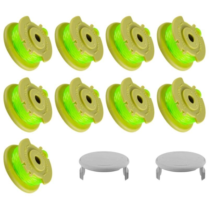 9 ชิ้น Spools สําหรับ AC80RL3 และ 2 ชิ้นสําหรับ AC14HCA เครื่องตัดหญ้าม้วนชุด