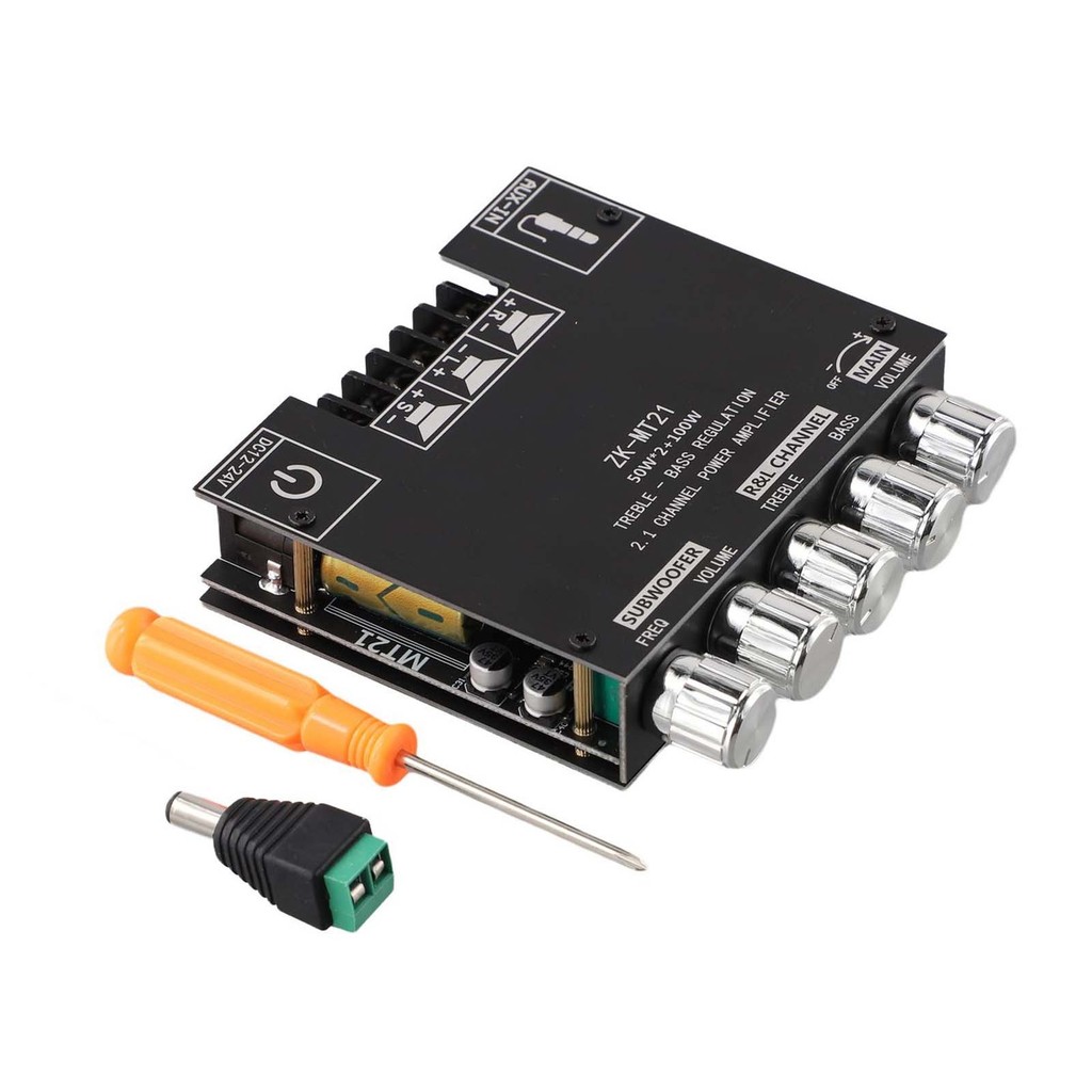 Bestshe1.th❤️ZK-MT21 AUX - ใช้งานร่วมกับ Power AmplifierBoard 2.1 ช่องโมดูลสําหรับ DIY