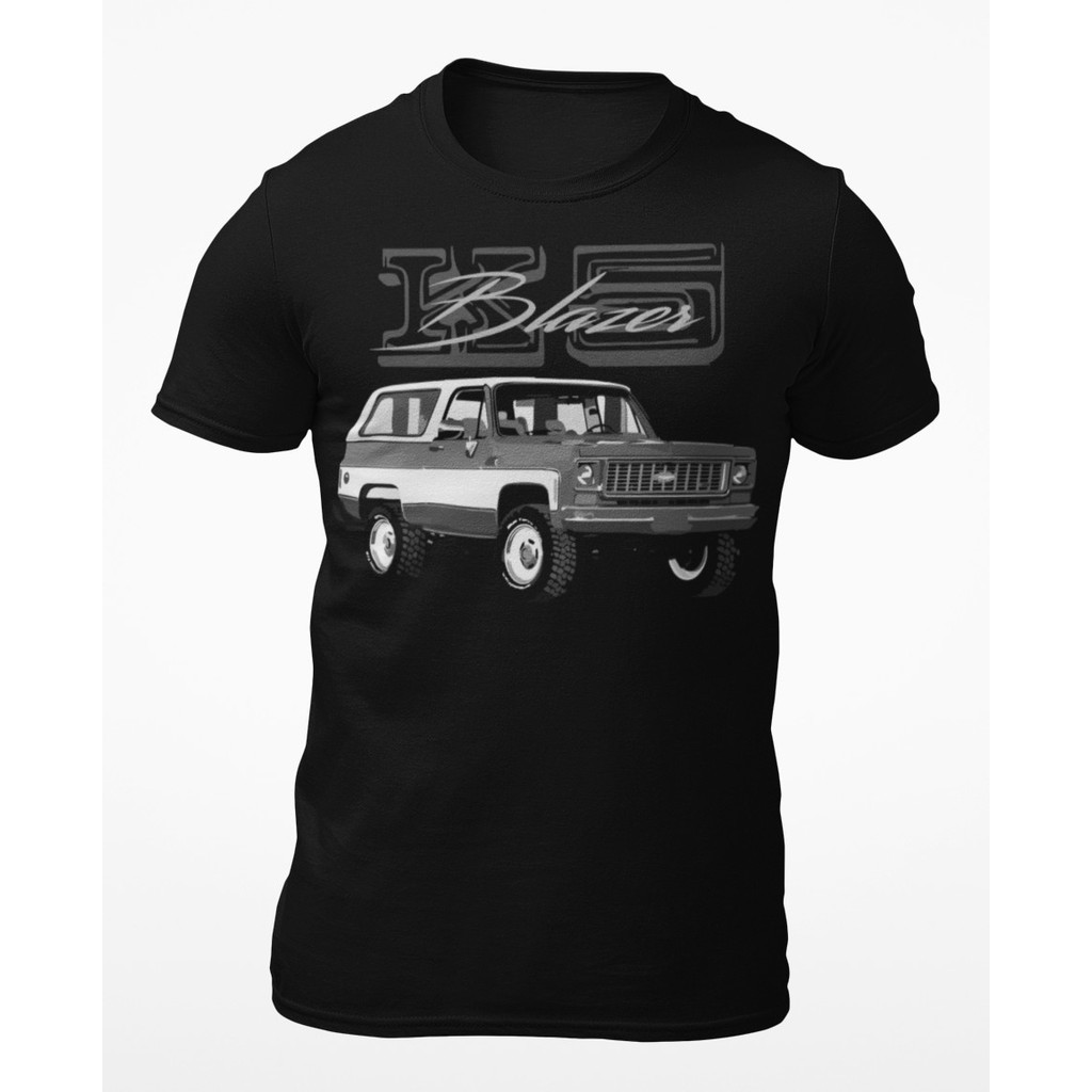 เสื้อยืดยีนส์ธีม Chevrolet K5 Blazer ปี 1974 สไตล์คูลแคชวล สำหรับทุกเพศ