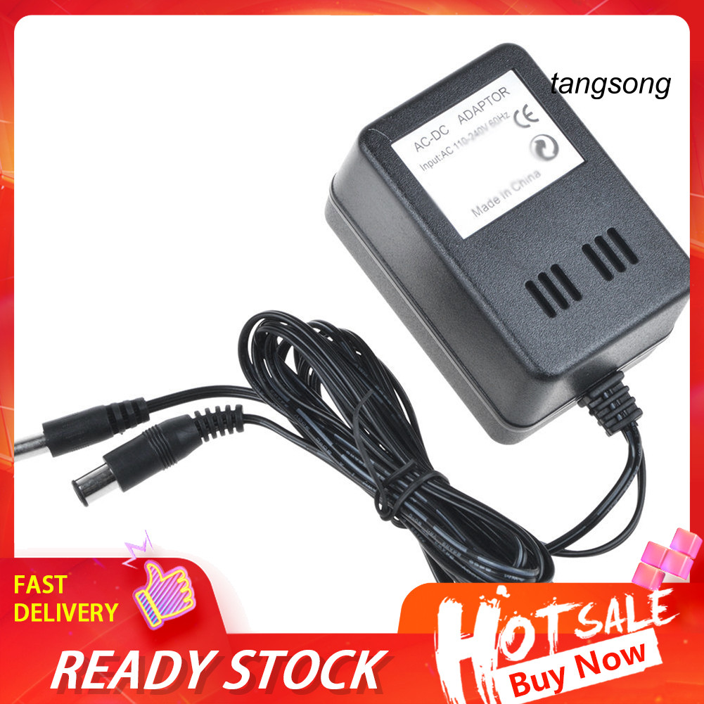 [TAN]อะแดปเตอร์จ่ายไฟเครื่องชาร์จ AC 9V สําหรับไดรฟ์ Nintendo SNES Sega Genesis Mega