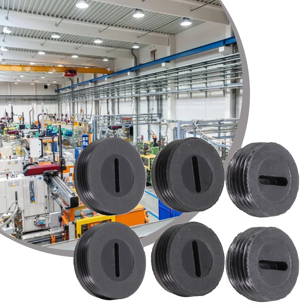 [SWHOME] 2 ชิ้นสีดําคาร์บอนแปรงผู้ถือหมวกแปรง 13 14 15 16 18 20 22 มม. [AUG]