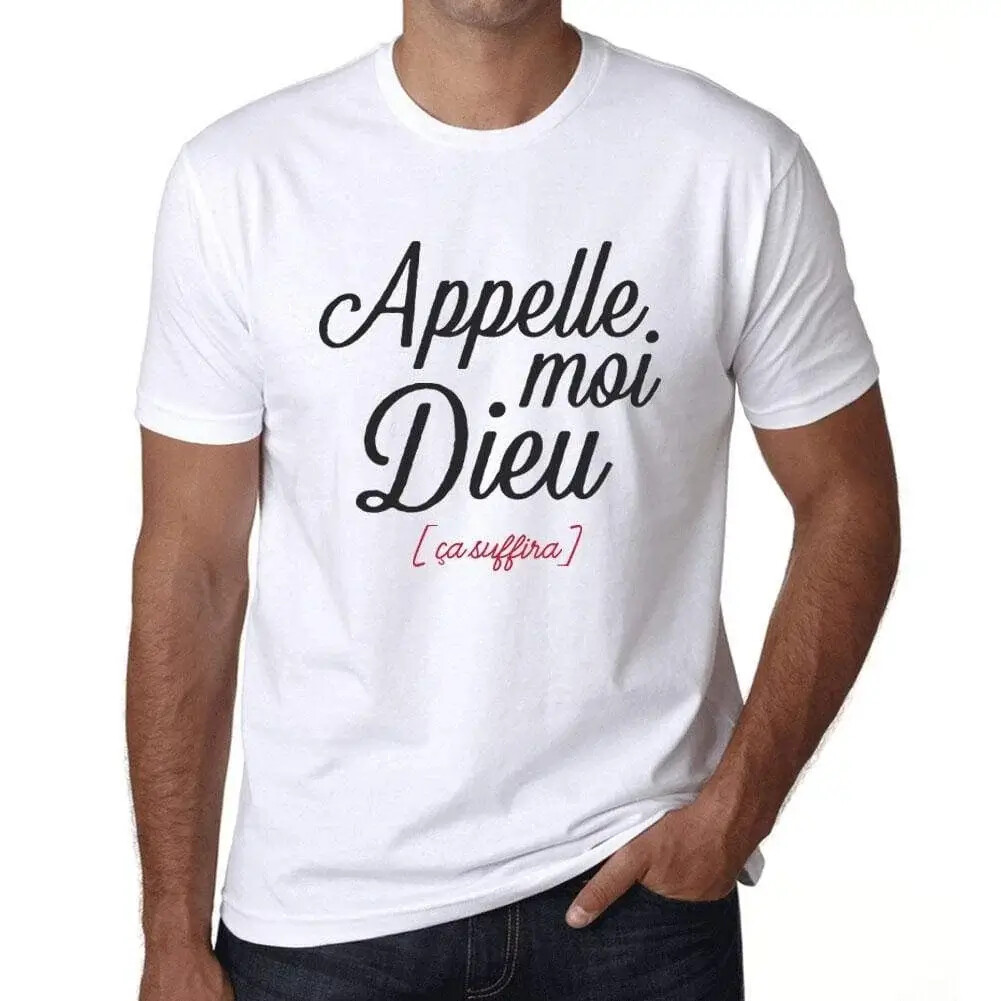 Ultrabasic Mens Call Me God Call Me God Call Me God เสื้อยืด Vintage