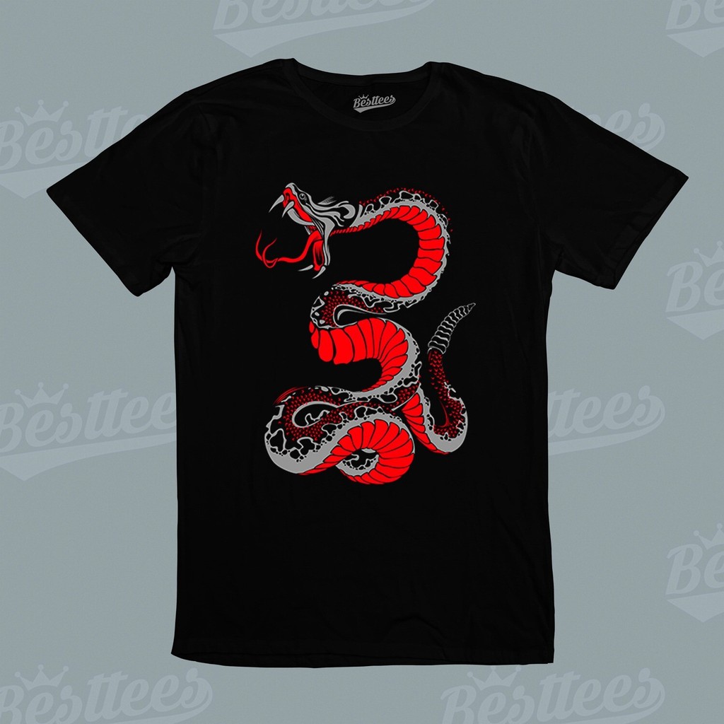 2025 ใหม่ผู้ใหญ่ผู้ชายญี่ปุ่น Tiger Snake Cobra Serpent Tattoo Cool Tshirt