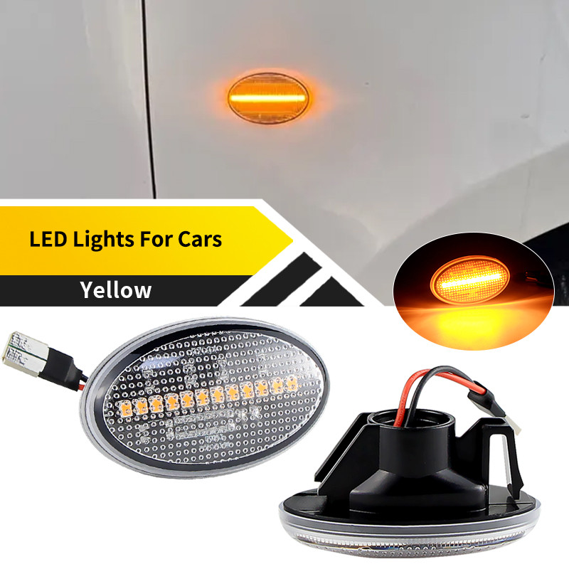 ขายร้อน2PCS Led ด้านข้างไฟเลี้ยวสัญญาณไฟกระพริบสําหรับ Mercedes-Benz Citan W415 2012-up Vito W639 20