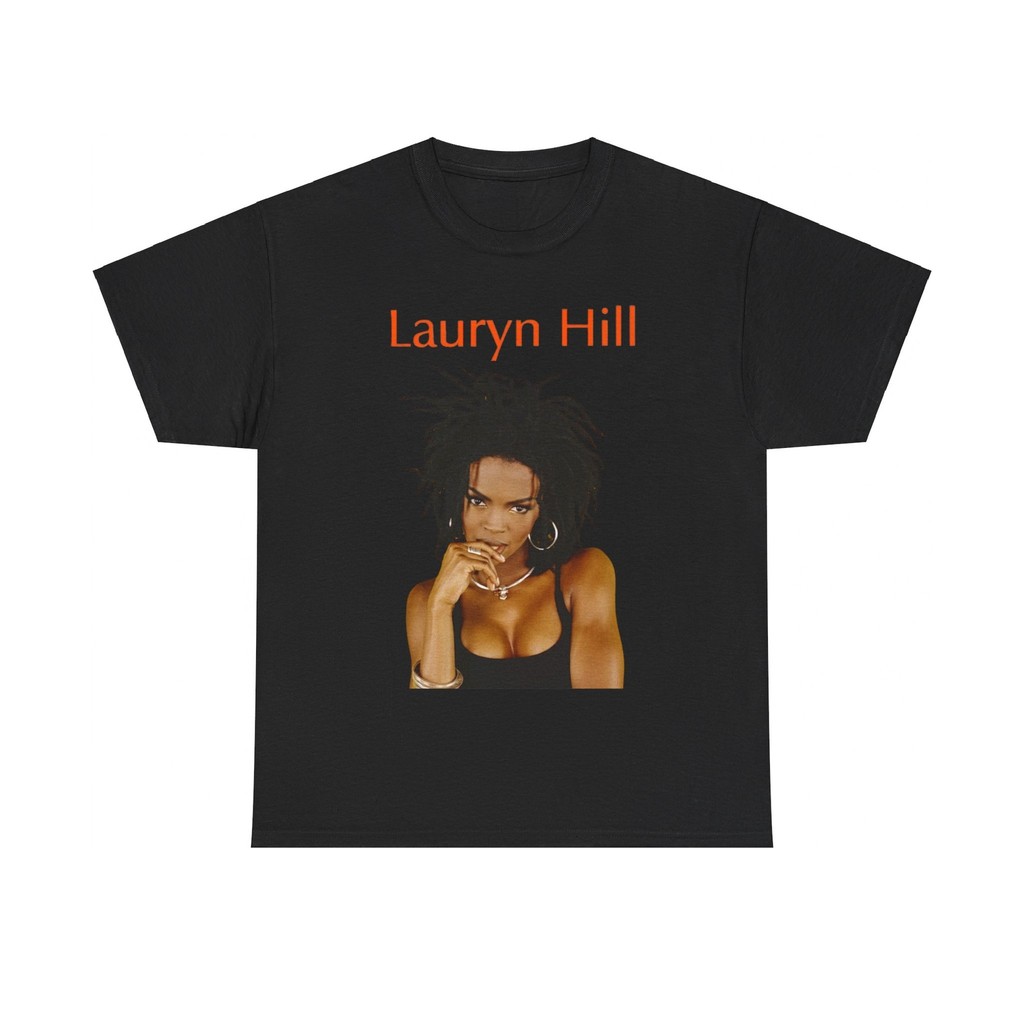 ของขวัญวาฟเฟิลสําหรับเพื่อน Lauryn Hill Shirt | Lauryn Hill Merch | Lauryn Hill xs-3xl 1 คอตตอน