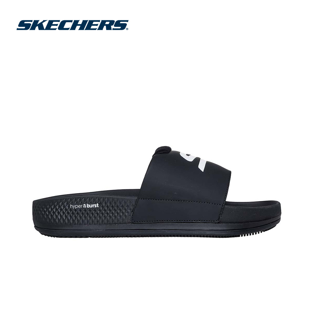 Skechers สเก็ตเชอร์ส รองเท้าแตะผู้ชาย Men Arch Fit Hyper Slide On-the-GO Sandals Shoes - 229254-BLK