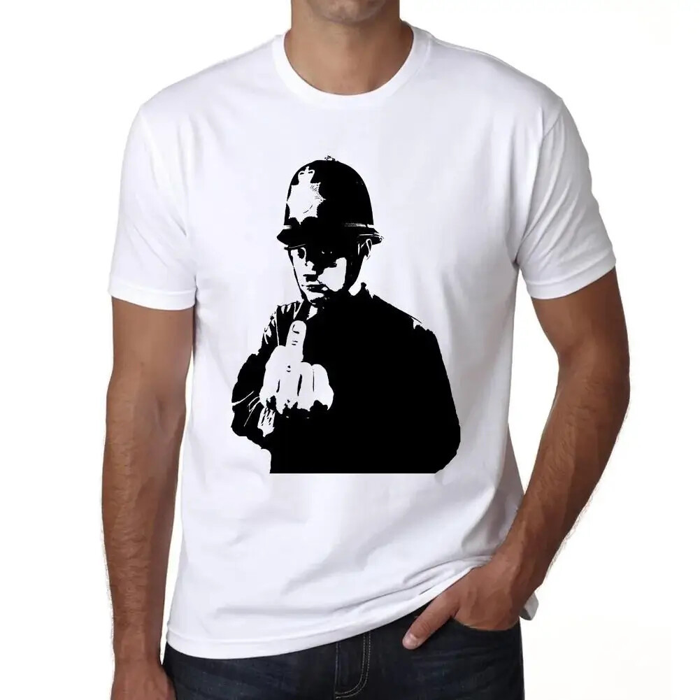 เสื้อยืดผู้ชาย Ultrabasic Police Officer Impoli Rude Police Officer เสื้อยืด