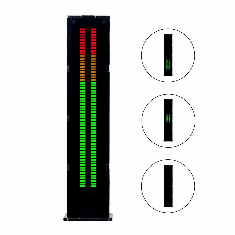 อีโม❤️AS60 LED Digital Music Spectrum Audio จอแสดงผลระดับเสียง VU Meter Analyzer Amp