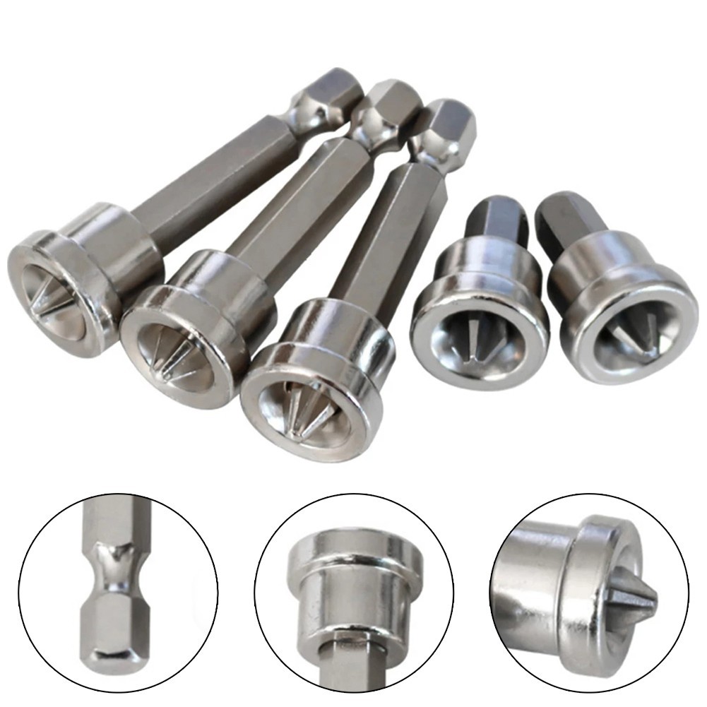 [SWHOME] ไขควงวางตําแหน่งแม่เหล็กหัวบิตงานไม้สกรู Hex Shank 25/50 มม. [AUG]