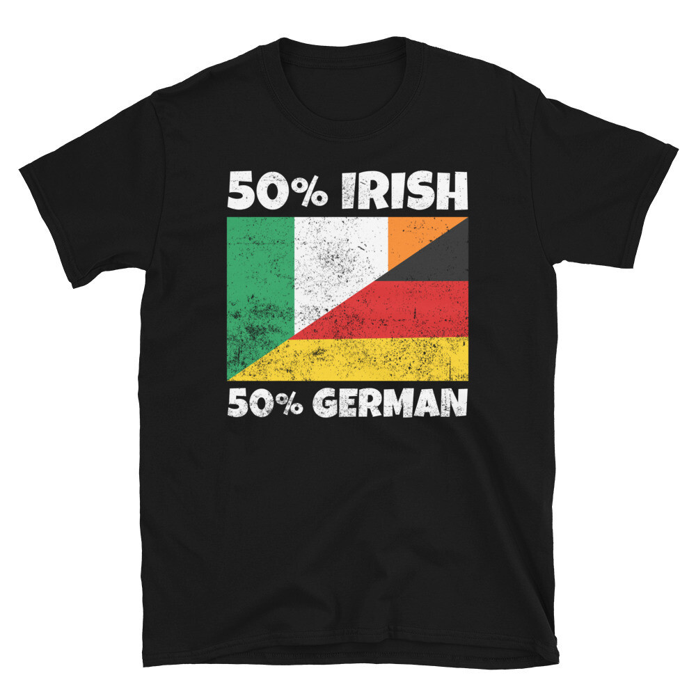 O-neck 90s Casual Fashion Short Sleeve 50% Irish 50% เสื้อยืด St.PatrickS เยอรมัน