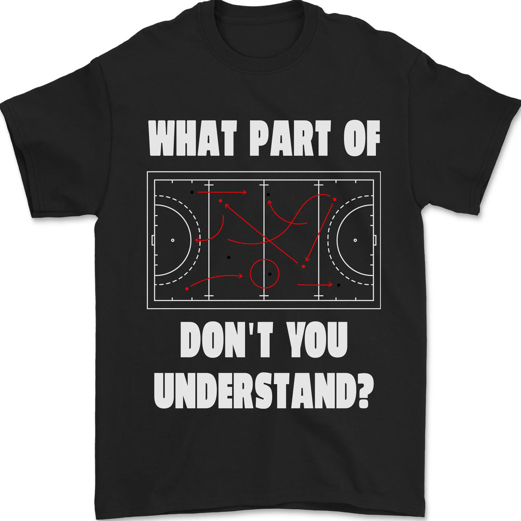 What Part Of Hockey Dont You Understand Ice Mens T-Shirt ผ้าฝ้าย 100%