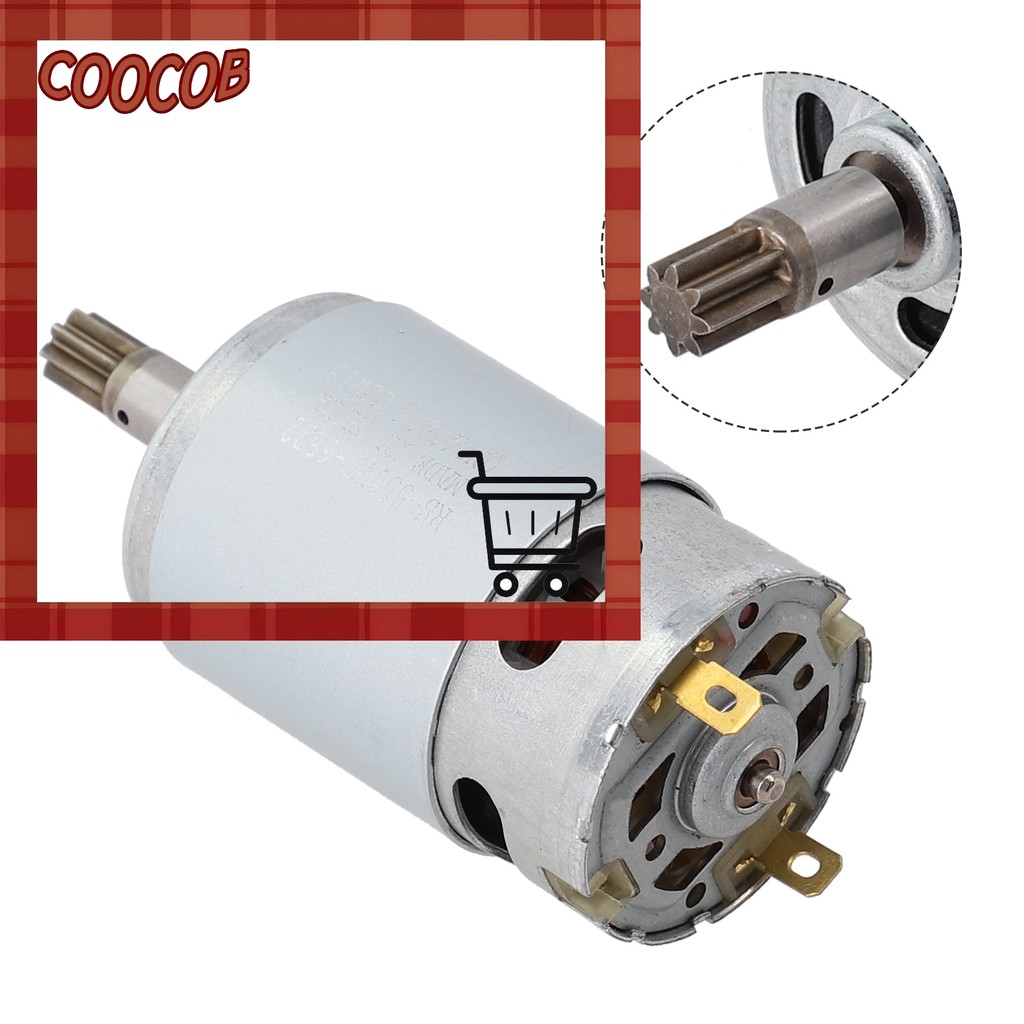 โคโคบ. 18V 8 ฟันมอเตอร์ RS-550VD-6532 H3 สําหรับ WORX 50027484 WX390 WU390 WX390. WU390.9