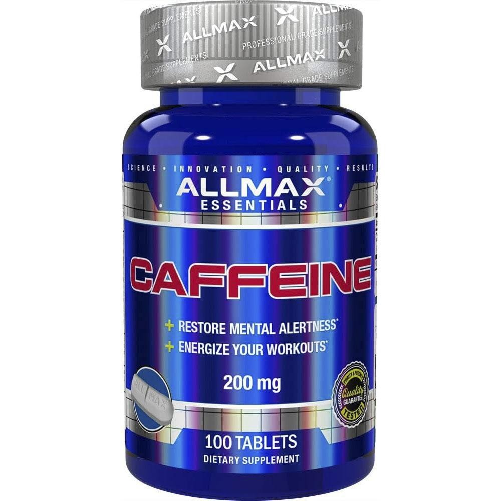Allmax Caffeine 200mg Tablets 1 แพ็ค 100 เม็ด