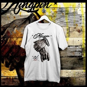 Kingpin เสื้อยืด Mobster Gangster Criminal Kingpin Mob Mafioso Thug Hustle Tee