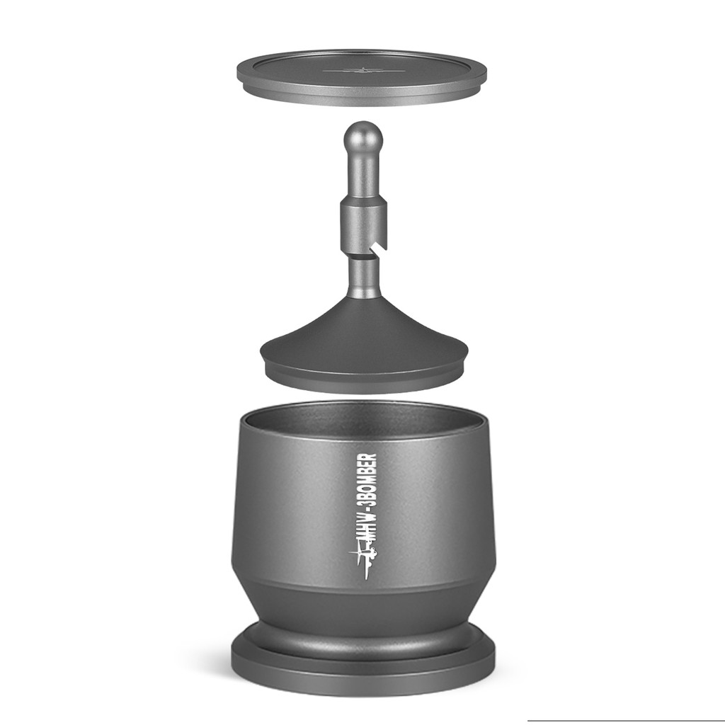 MHW-3BOMBER 58 มม.Aluminium Alloy Coffee Powder Picker Dosing Cup with Dosing Ring Blind Shaker Coff
