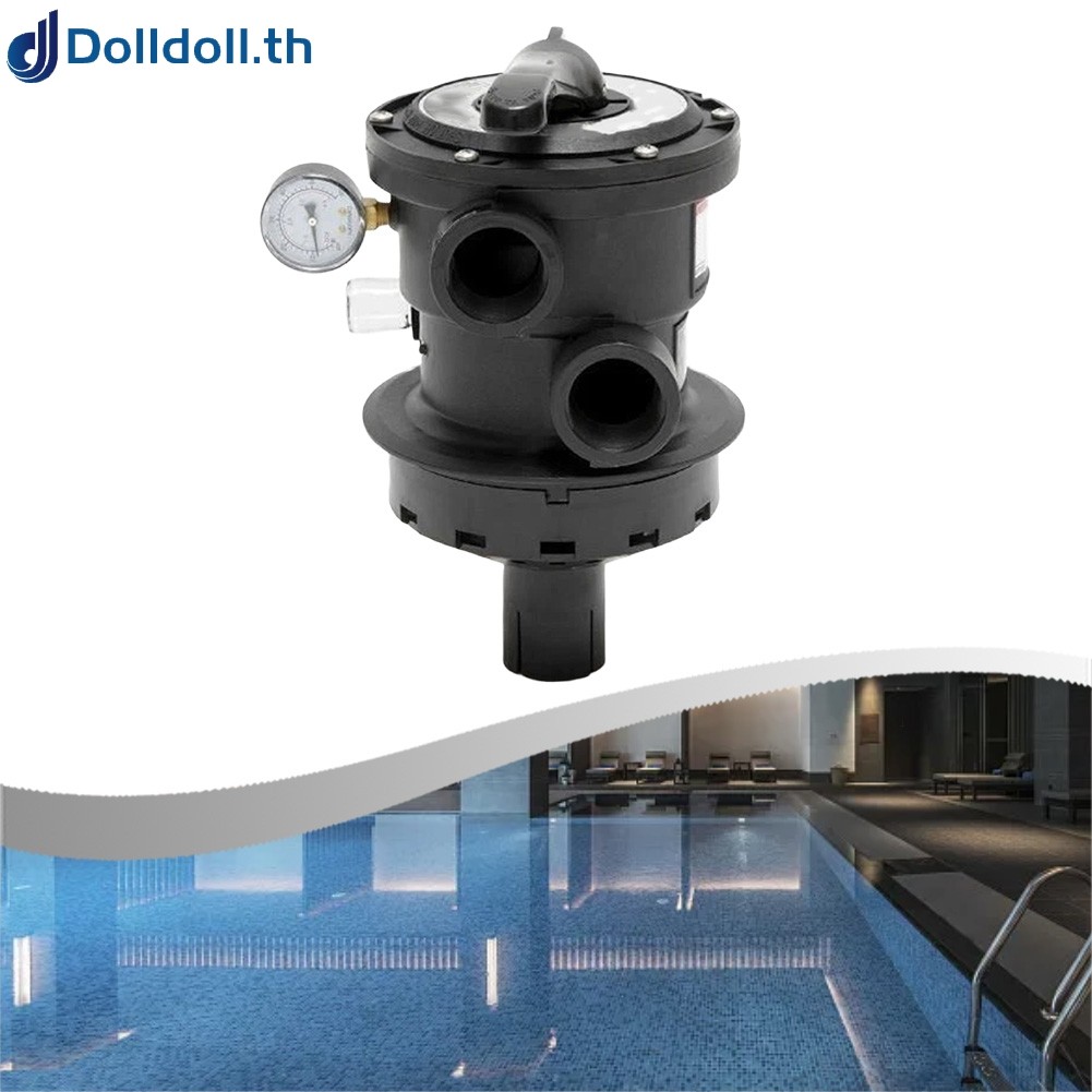 [DOLLDOLL] สําหรับ Hayward SP0714T VariFlo วาล์วหลายพอร์ตด้านบน 7 ตําแหน่งควบคุมสําหรับทราย