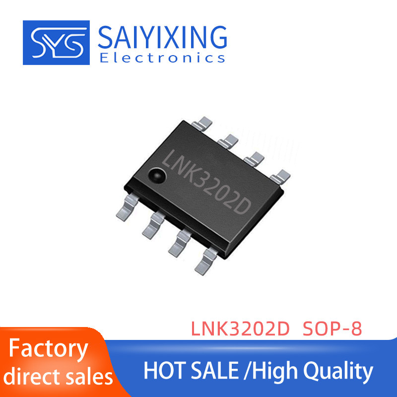 10 ชิ้น LNK3202D LNK3202D-TL แพคเกจ SOP-8 คอนโทรลเลอร์ AC-DC และตัวควบคุมแรงดันไฟฟ้า