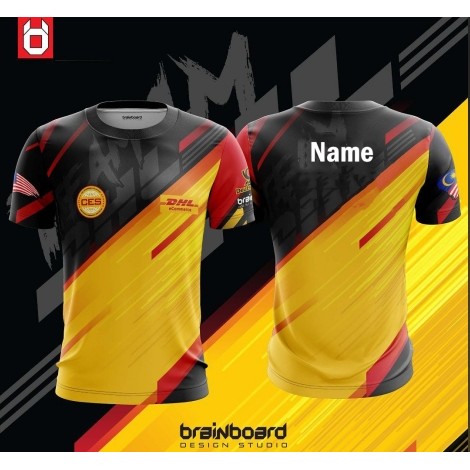 เสื้อยืดวัสดุเจอร์ซีย์ระเหิด สบายๆสำหรับทุกวัน โดย DHL Express