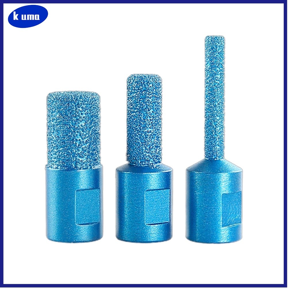 XK 2PCS M10 Thread Vaccum Brazed Diamond Fin