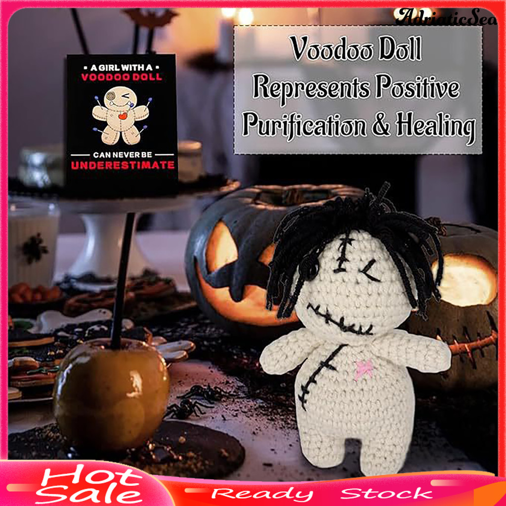 [COD]✧Positive Voodoo ตุ๊กตาอารมณ์สนับสนุน Voodoo ตุ๊กตา Pins โครเชต์ Voodoo ตุ๊กตาของขวัญสร้างแรงบั