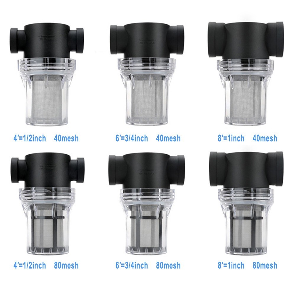 THA40 80Mesh Inline Mesh Filter ปั๊มน้ํากรองหน้าจอสวนชลประทาน