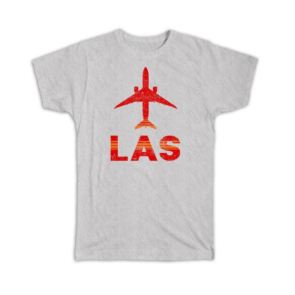 Gift T-Shirt : Usa Mccarran Airport Nevada Las Travel Airline Pilot Airport