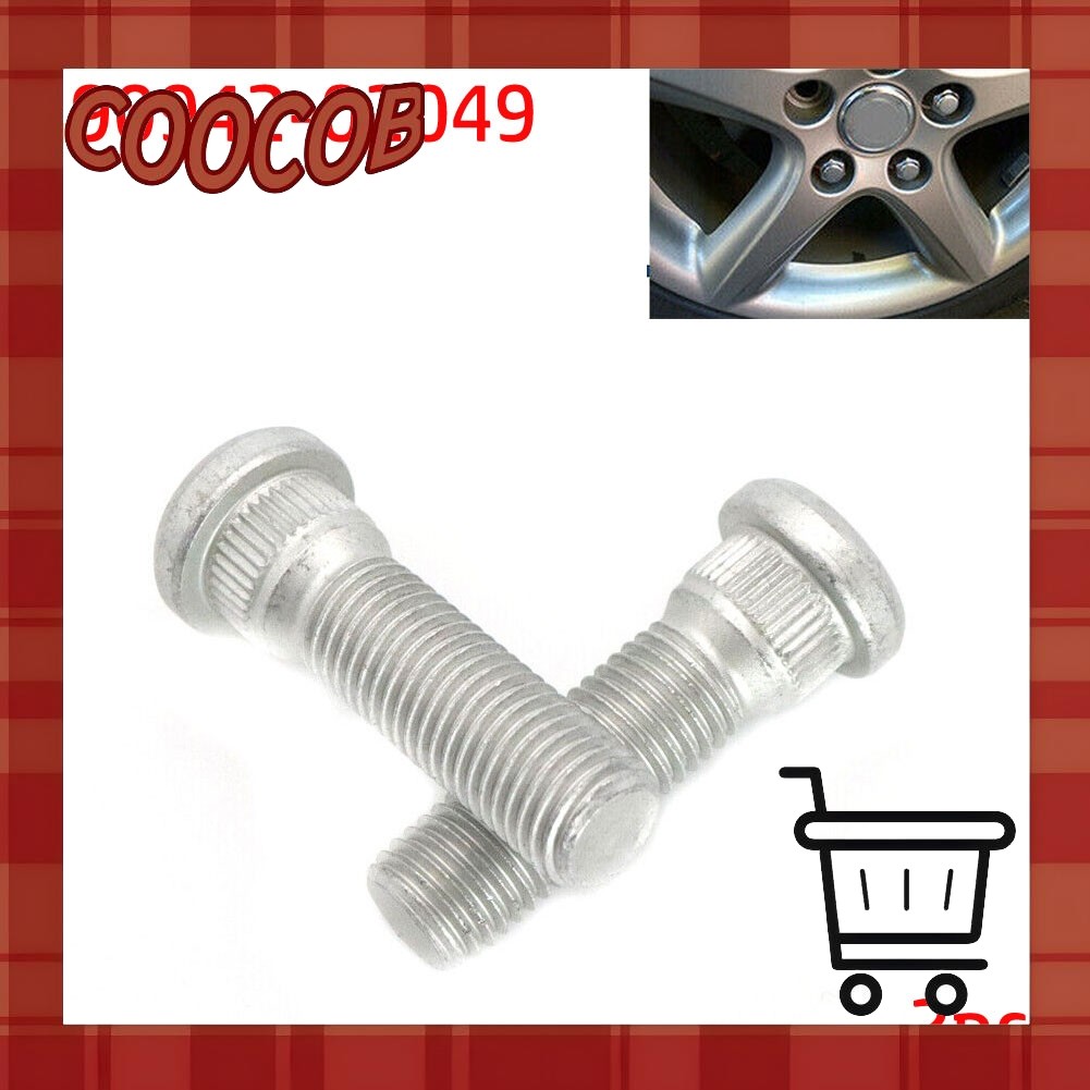 โคโคบ. 2x สําหรับ TOYOTA สําหรับ TACOMA สําหรับ LEXUS WHEEL LUG STUD HUB BOLT 90942-02049
