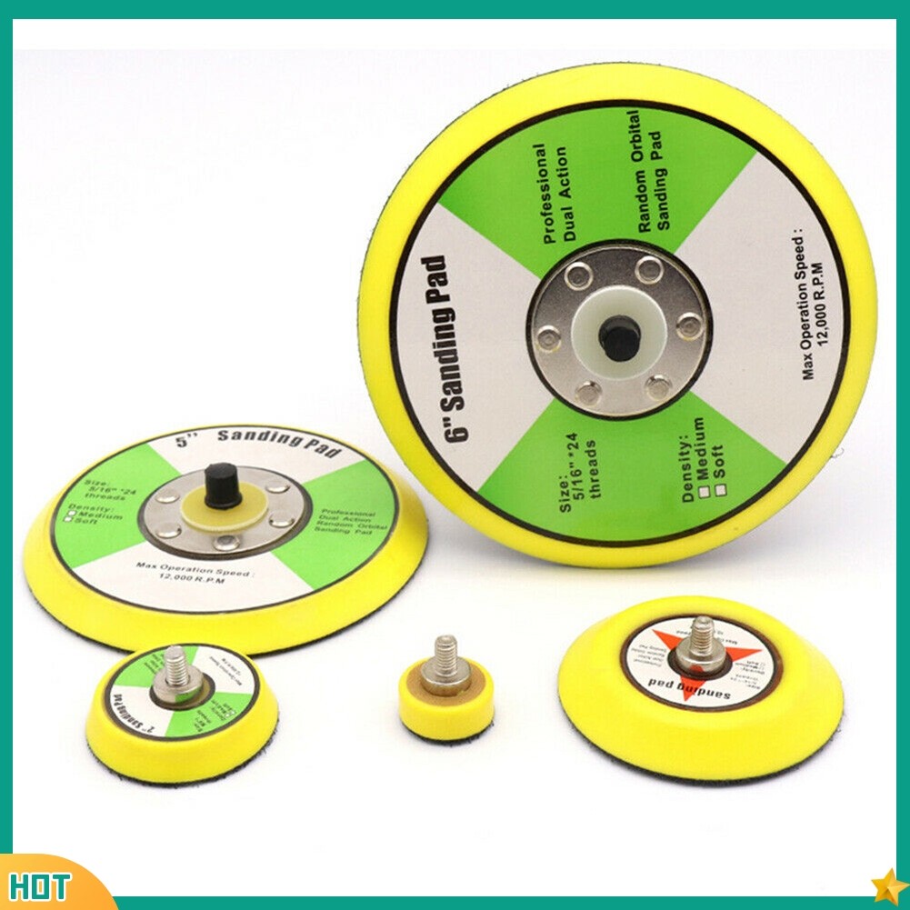jelly 1- 6 Polishing Sanding Disc Backing Pads And For Pneumatic Sander