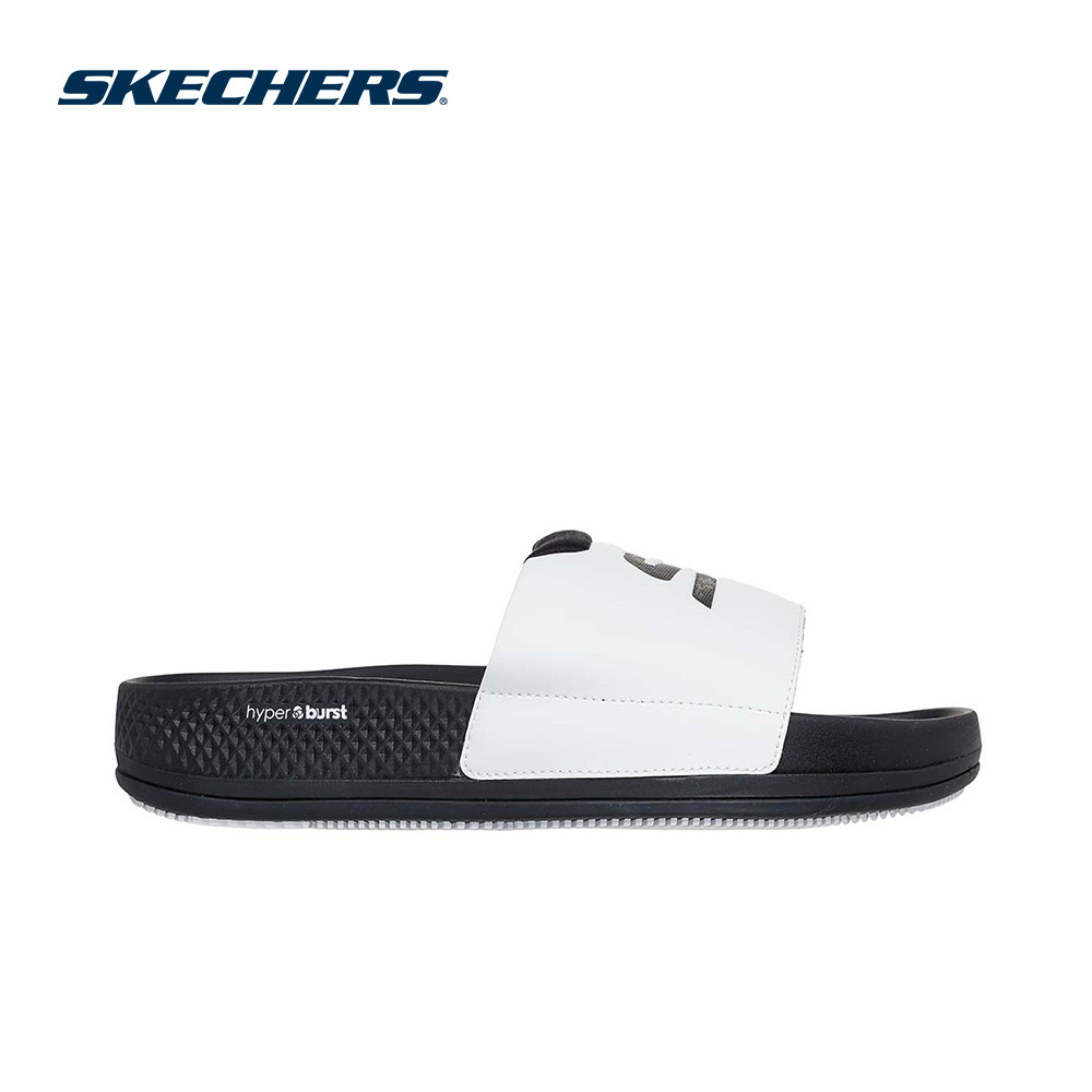 Skechers สเก็ตเชอร์ส รองเท้าแตะผู้ชาย Men Arch Fit Hyper Slide On-the-GO Sandals Shoes - 229254-WBK (latest)