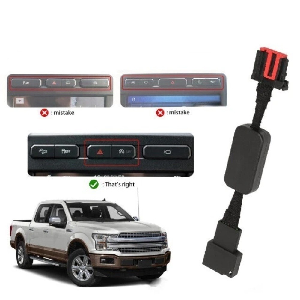 [สินค้าใหม่-July] เครื่องกําจัดหยุดสตาร์ทรถยนต์สําหรับ Ford สําหรับ F-150 2015-20 ลบเครื่องกําจัดออก