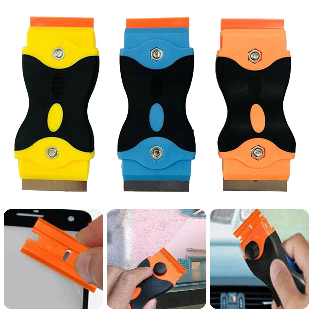 โคบพี. Double Head Scraper Blade Paint กาวสติกเกอร์ลบ Scraper