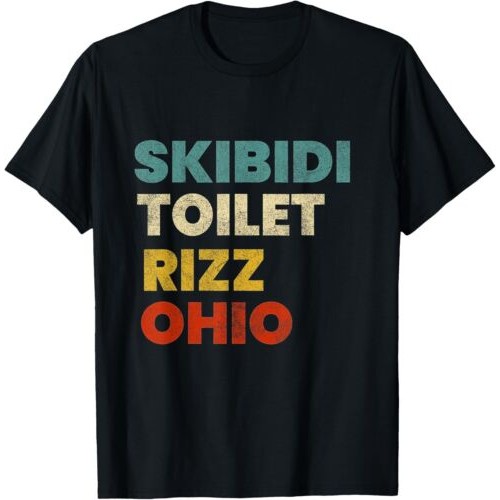เสื้อยืด Skibidi Toilet Rizz Ohio