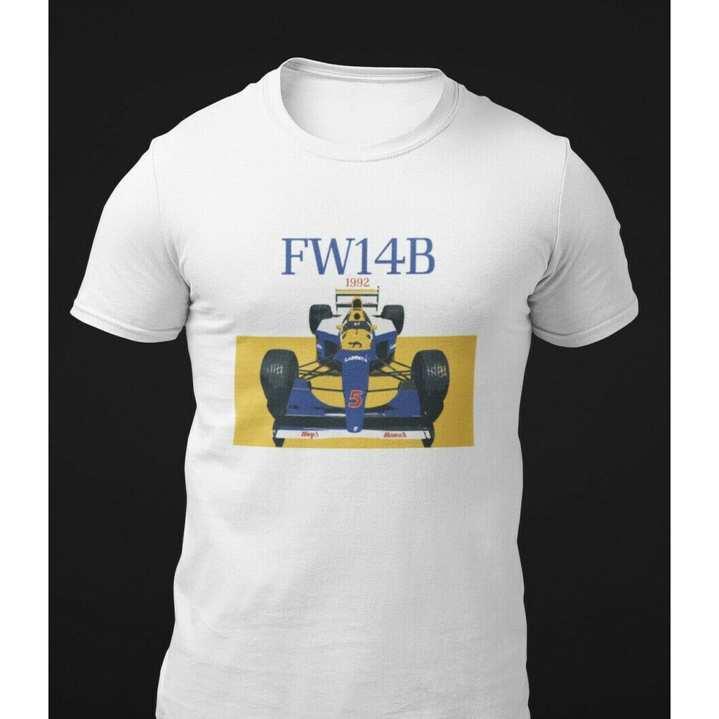 1992 Nigel Mansell Fw14B F1 Race Car เสื้อยืด