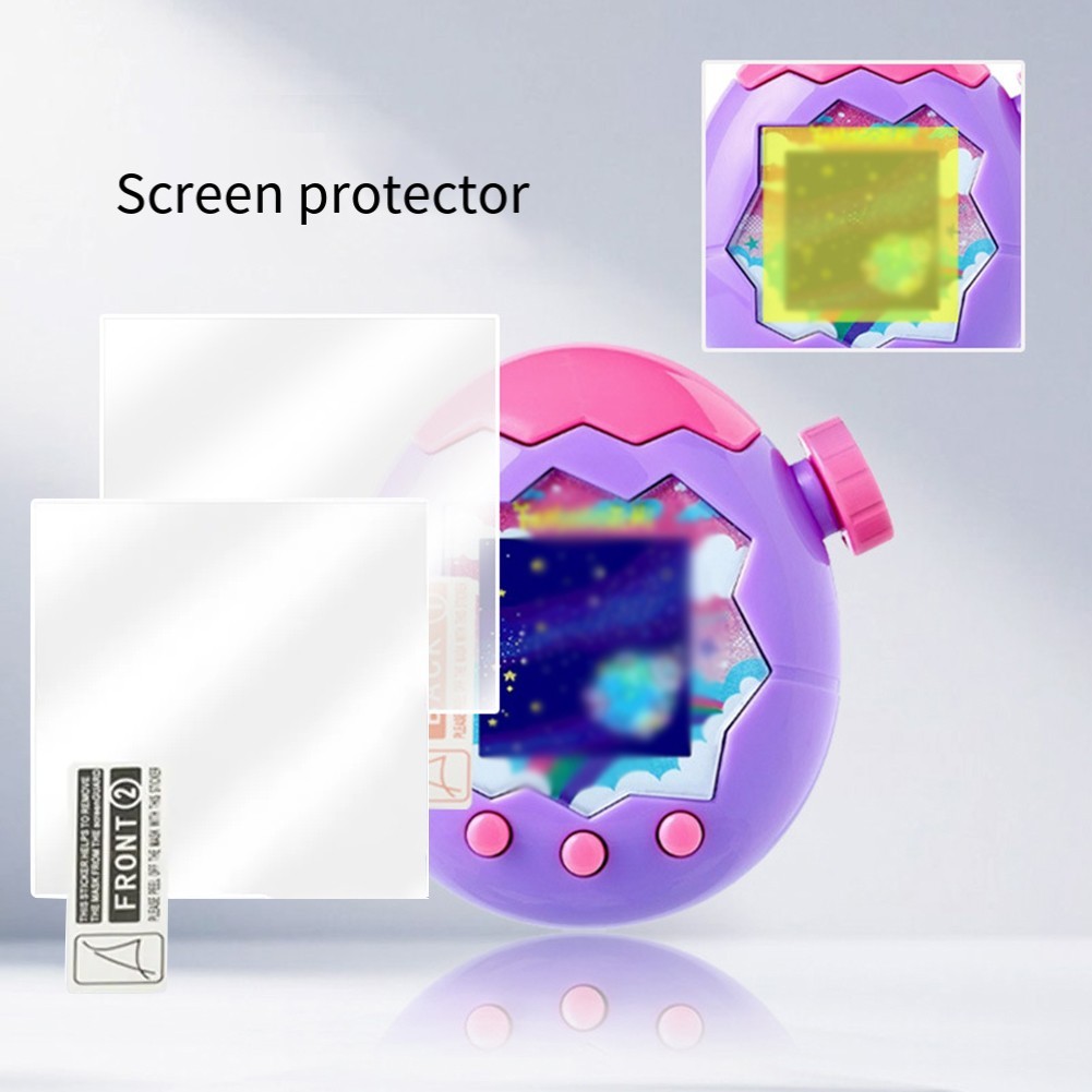 ฟิล์มกันรอยหน้าจอสีขาวยากรอยTamagotchi Paradise Square Coverage