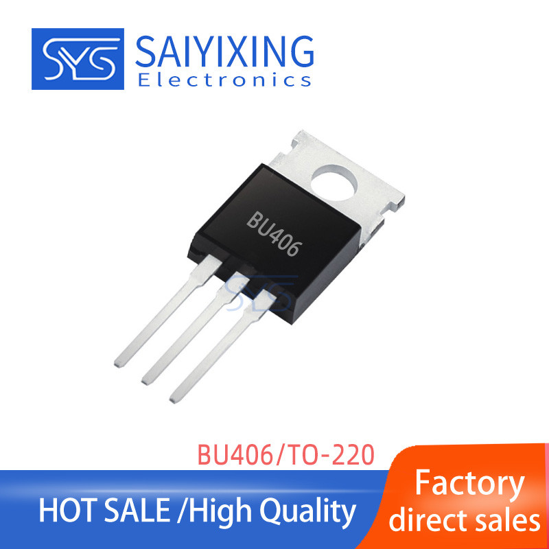 10PCS BU406 TO-220 Humidifier Triode BU406 NPN Atomizer Triode