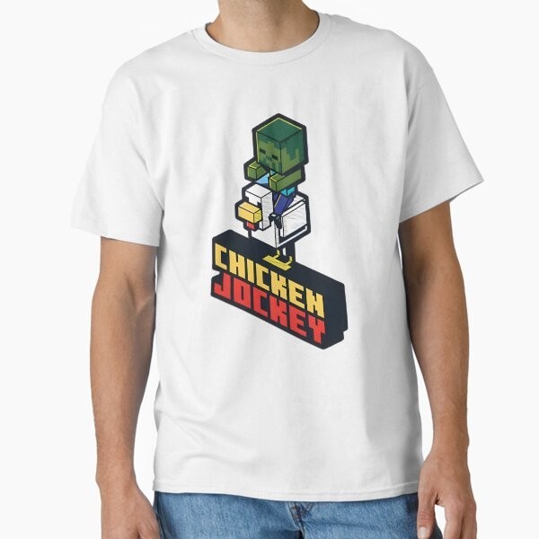 เสื้อยืด Chicken Jockey Minecraft Classic T-Shirt