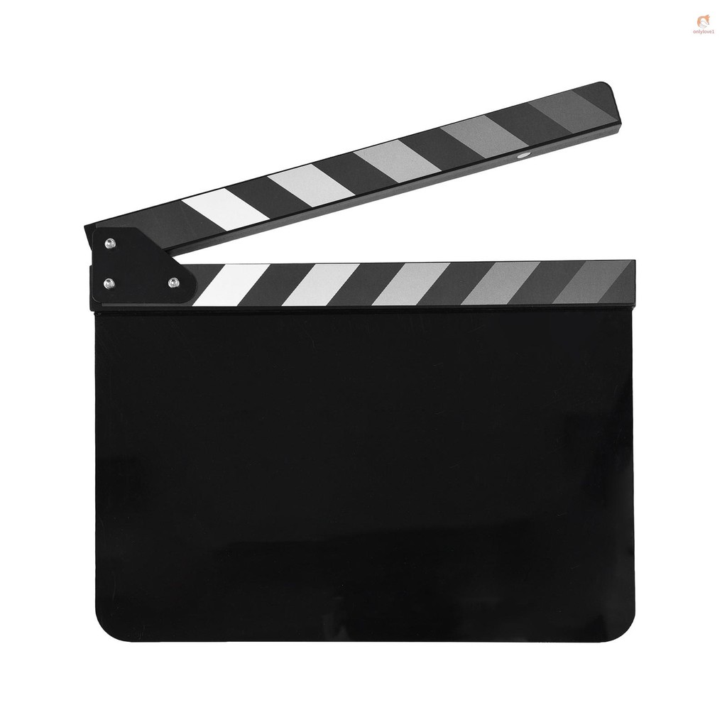 ฟิล์มอะคริลิก Clapperboard Clapboard ภาพยนตร์ Directors Slate Cut Action Scene Clapper Board Film Sl