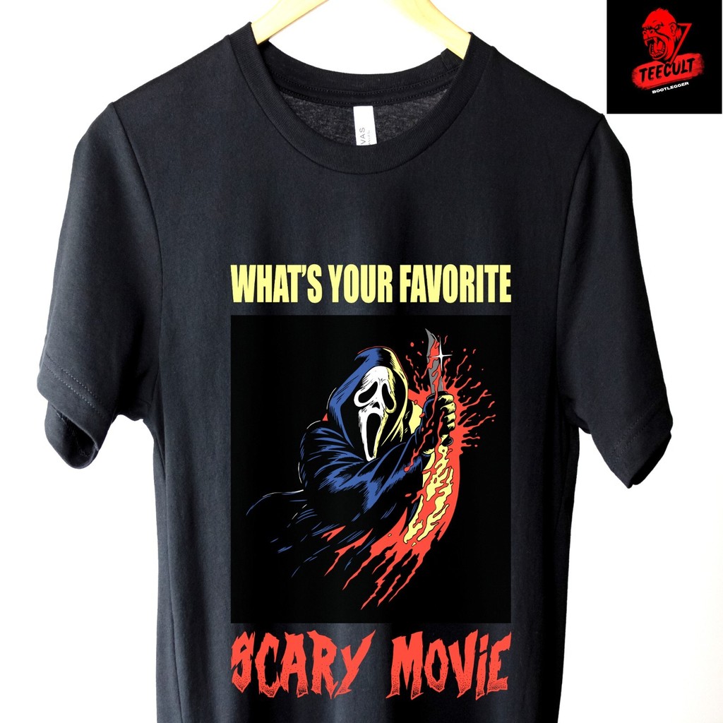 เสื้อยืด_unisex_ธีม_Ghostface_แบบสยองขวัญ