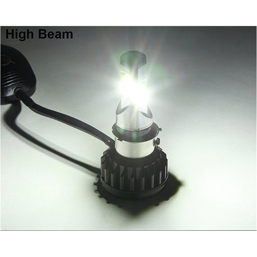 ประเภทรถจักรยานยนต์ LED ไฟหน้าหลอดไฟ H4 HS1 BA20D P15D H6 3500LM 35W สําหรับรถจักรยานยนต์ทั้งหมด 6CO