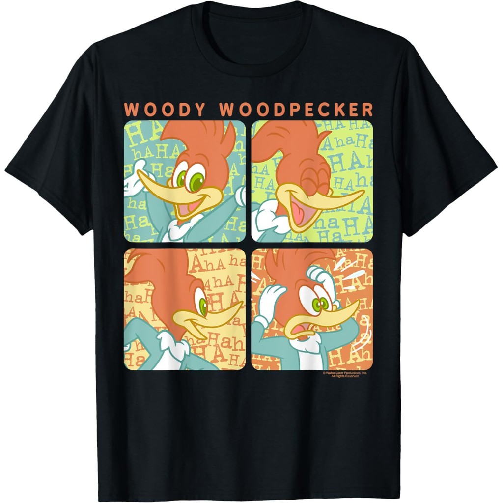 เสื้อยืด Woody Woody Woodpecker Four Square Mans