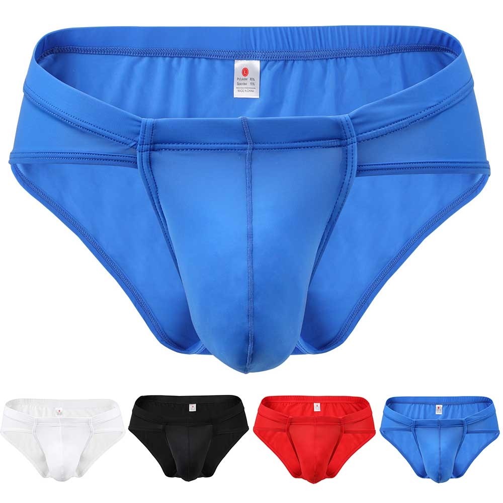 SMELLSHI Boxer สแปนเด็กซ์ยืดหยุ่นระบายอากาศสำหรับผู้ชาย