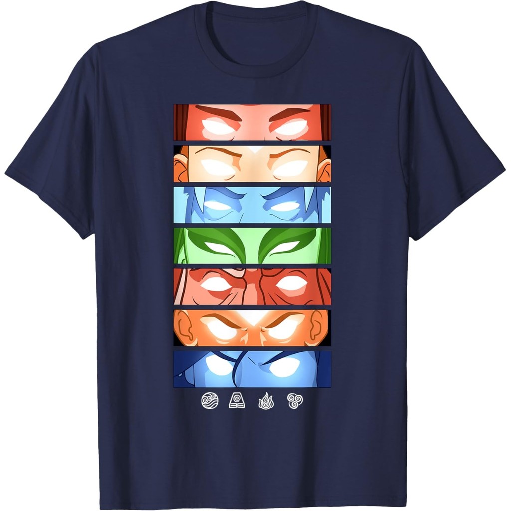 Avatar: เสื้อยืดแผงซ้อน Airbender Avatar State Eyes
