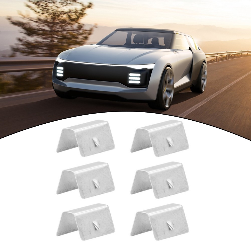 [GR] Car Hot Wind Rain Deflector Channel ชุดคลิปยึดสแตนเลส