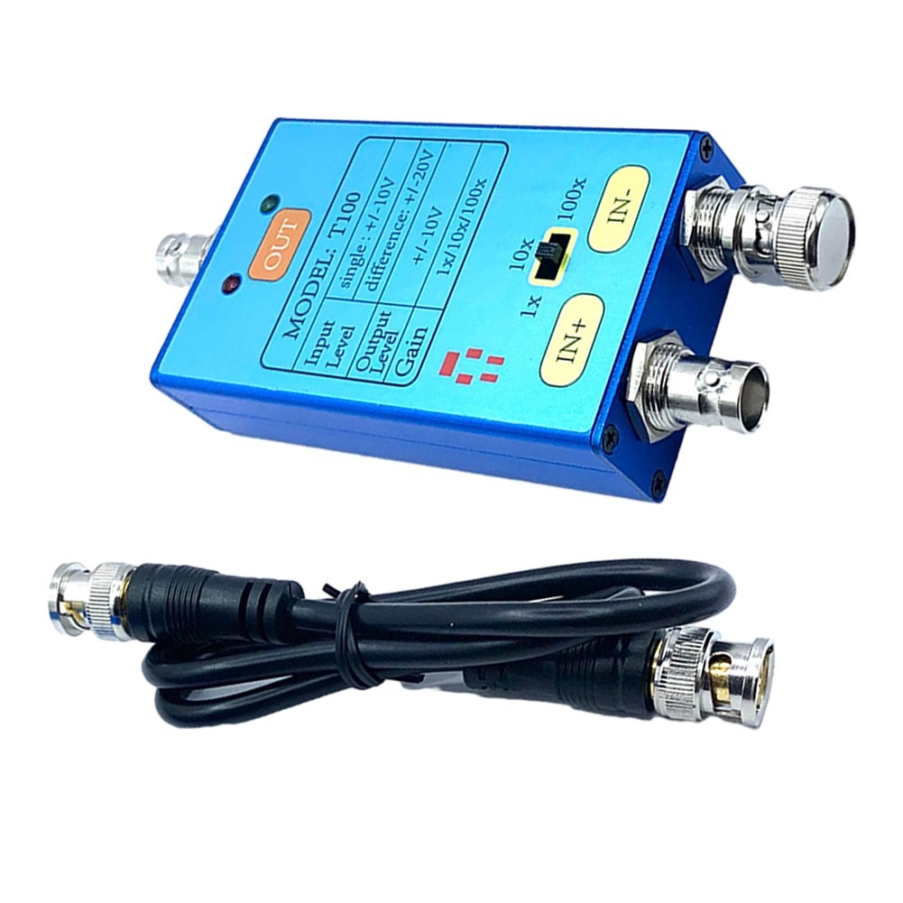 <FAIRLAND-TH>T100 1X/10X/100X Oscilloscope Differential Probe 10M Bandwidth to Amplify Signal
