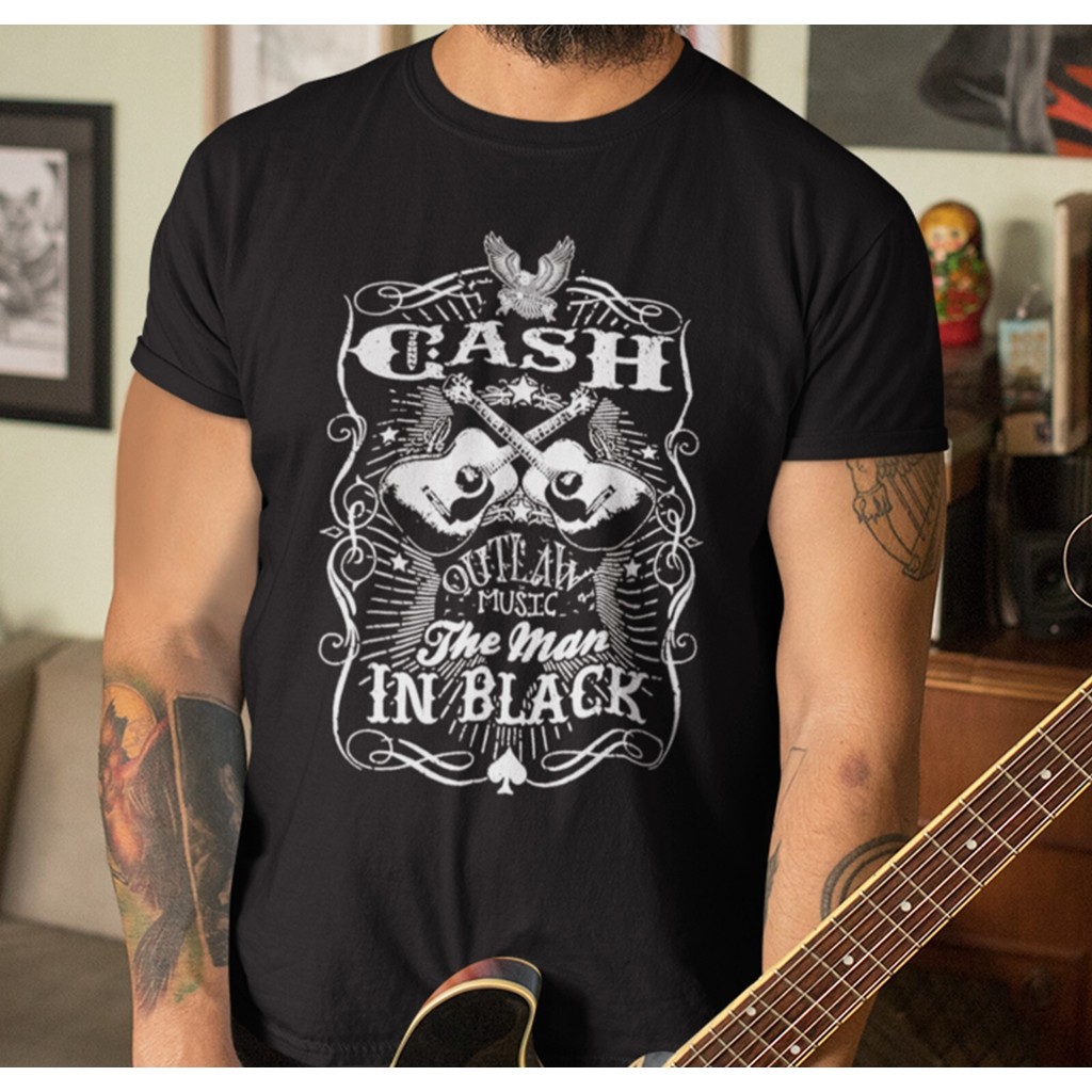 Johnny Cash T-Shirt, The Man In Black Shirt, Outlaw Country Shirt, Rock Shirt