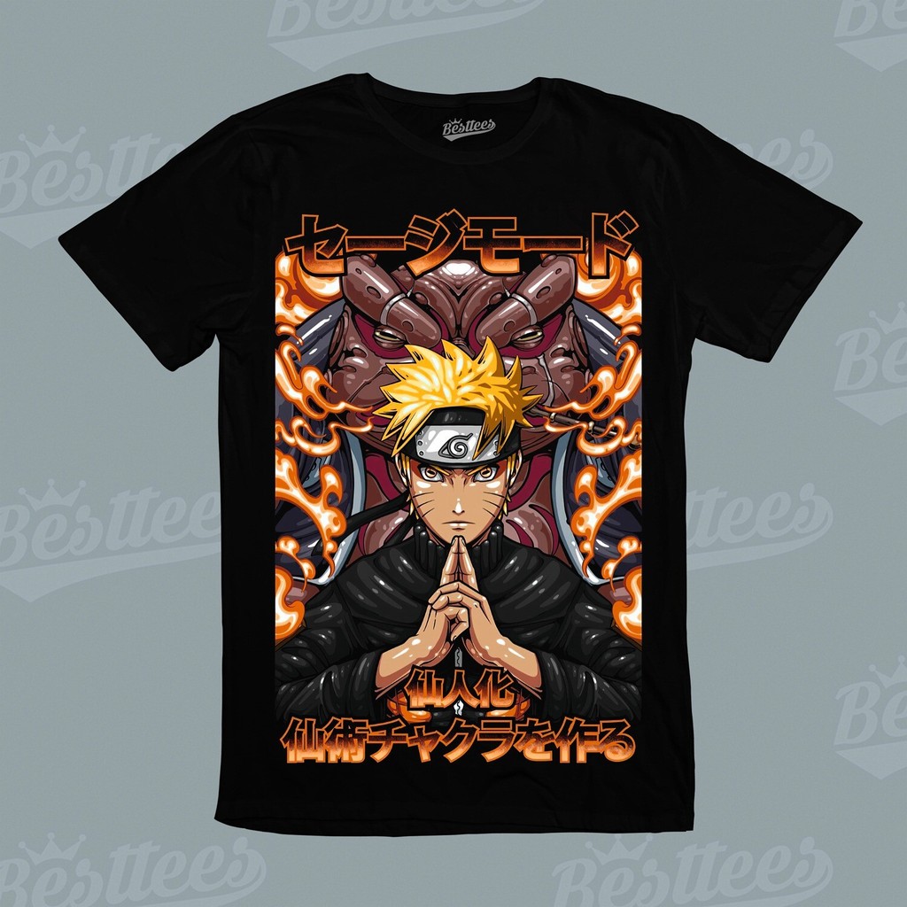 2025 Naruto Japanese Manga Series อะนิเมะกราฟิก Illustrator Uzumaki ยอดนิยม Tshirt