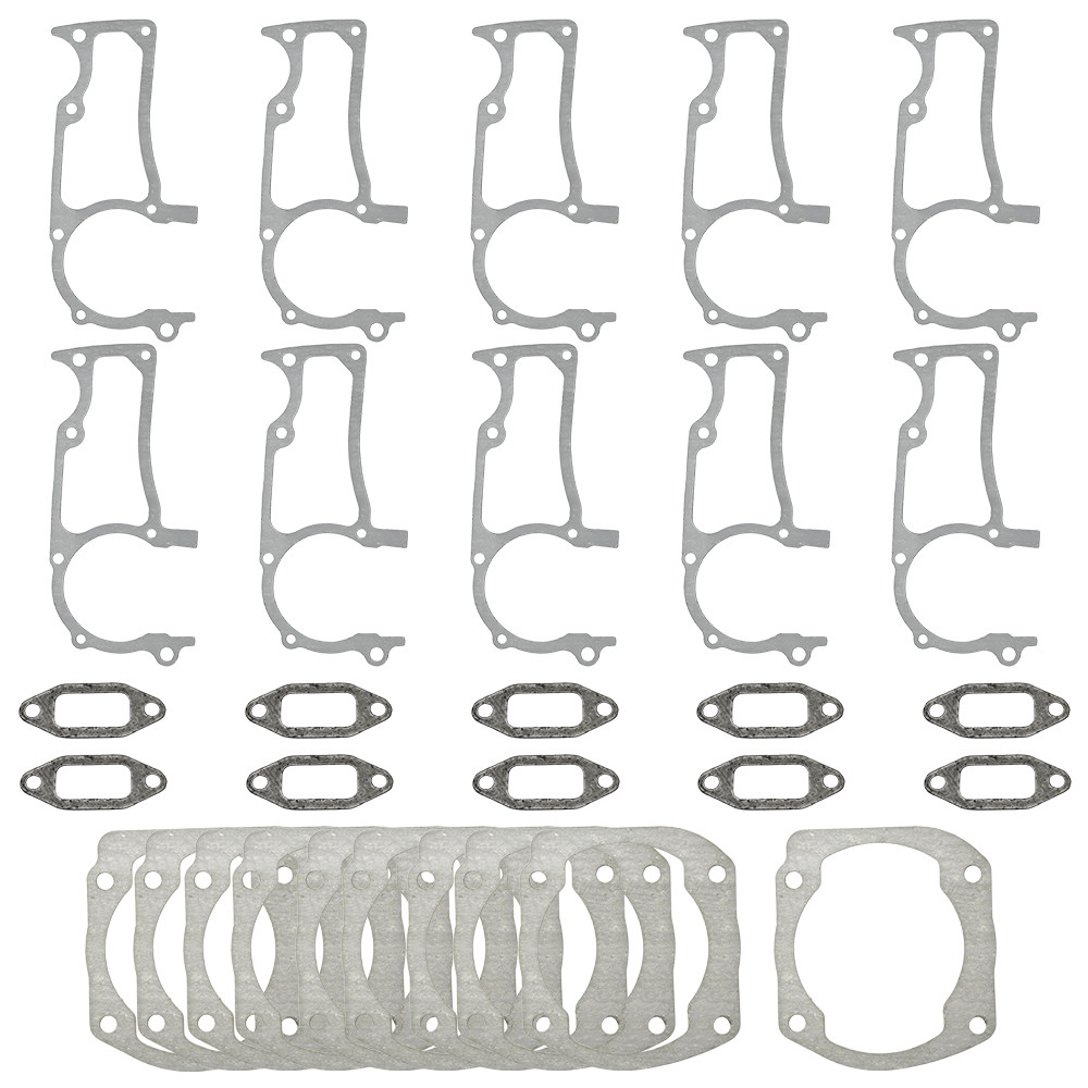 Crankcase กระบอกท่อไอเสียปะเก็นชุดสําหรับ 362 372 365 371 371K 375K Chainsaw 503627201, 503961501, 5